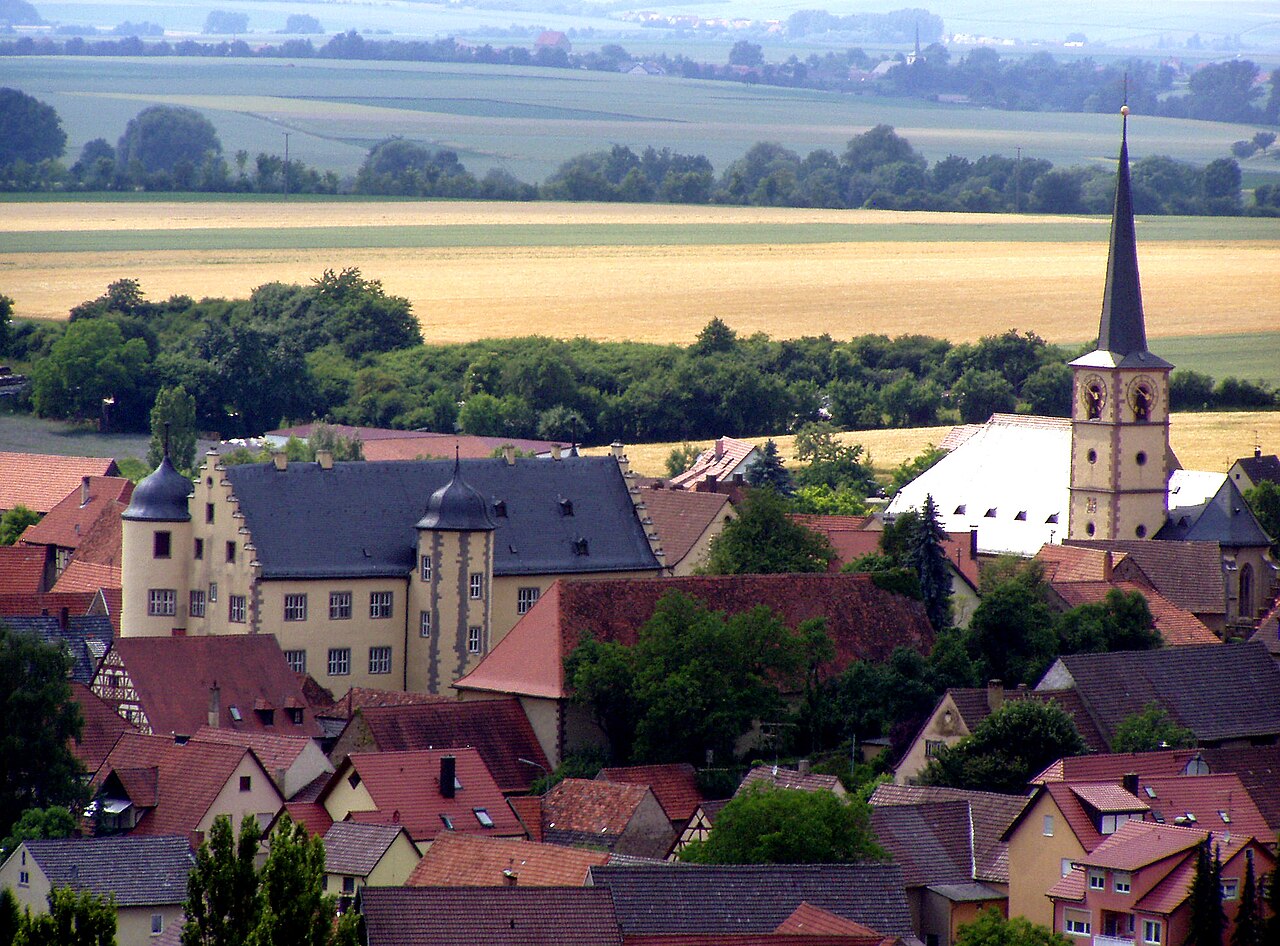 Oberschwarzach Stadtansicht