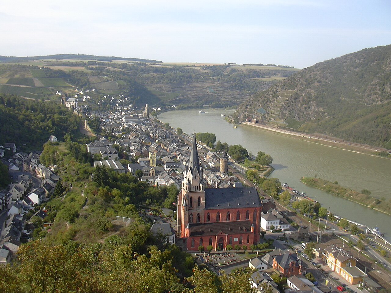 Oberwesel Stadtansicht