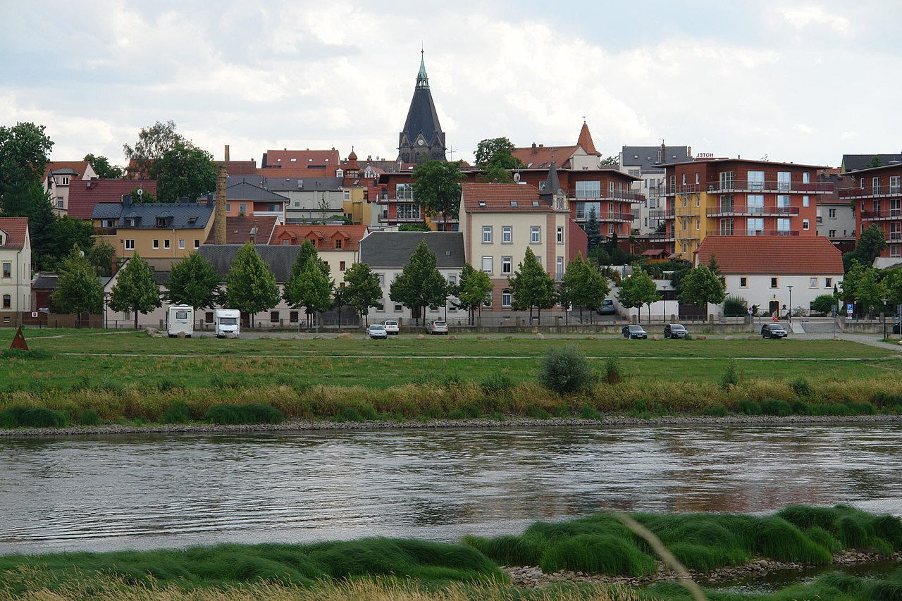 Riesa Stadtansicht